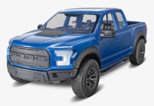 Assembled Revell® F-150 Raptor model kit